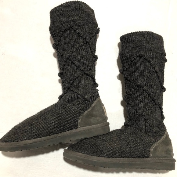 Ugg Argyle Knit Boot